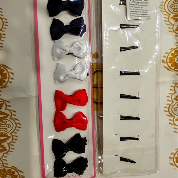 Babygirl Hair Bows 8pk - Picture 1 of 2